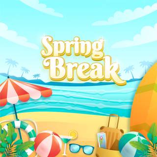 Spring and beach wallpaper