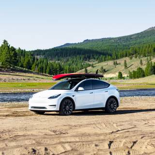 Tesla Model Y 2023 wallpaper