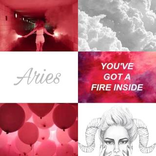 Aries red wallpaper