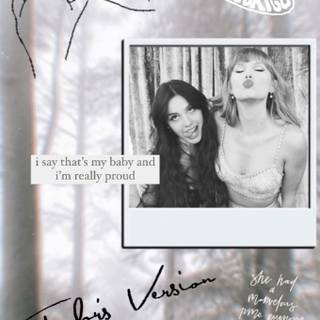 Taylor Swift and Olivia Rodrigo wallpaper