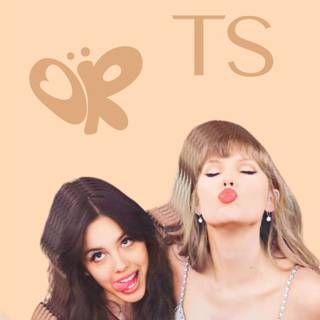 Taylor Swift and Olivia Rodrigo wallpaper
