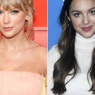 Taylor Swift and Olivia Rodrigo wallpaper