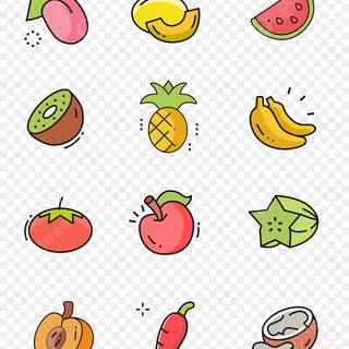 Fresh fruits minimalist HD wallpaper