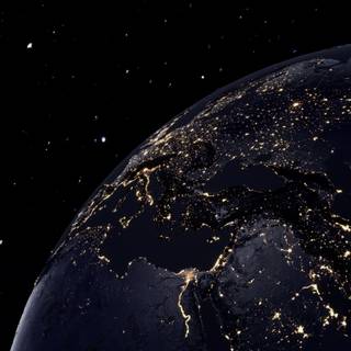 Night on Earth wallpaper