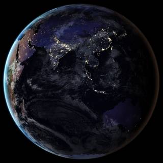 Night on Earth wallpaper