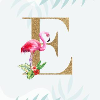 Cute letter E wallpaper