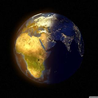 Night on Earth wallpaper