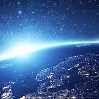 Night on Earth wallpaper