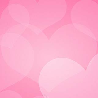 Pink heart desktop wallpaper