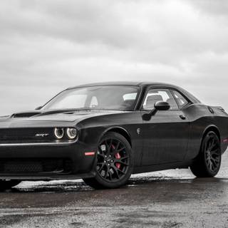 Dodge Challenger blacked out wallpaper