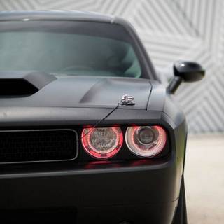 Dodge Challenger blacked out wallpaper