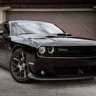 Dodge Challenger blacked out wallpaper