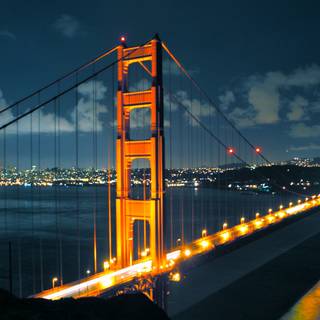 Bridge night HD wallpaper