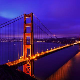 Bridge night HD wallpaper