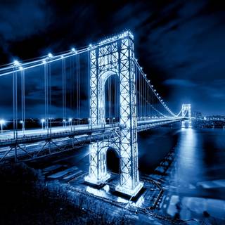 Bridge night HD wallpaper