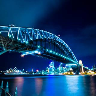 Bridge night HD wallpaper