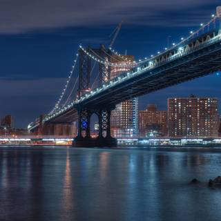 Bridge night HD wallpaper