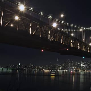 Bridge night HD wallpaper