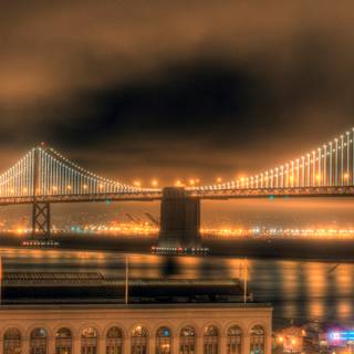 Bridge night HD wallpaper