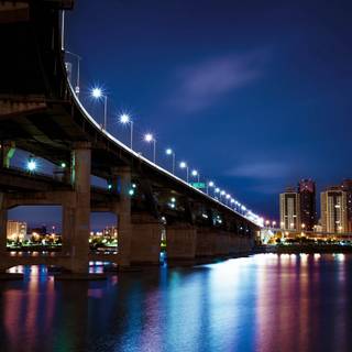 Bridge night HD wallpaper