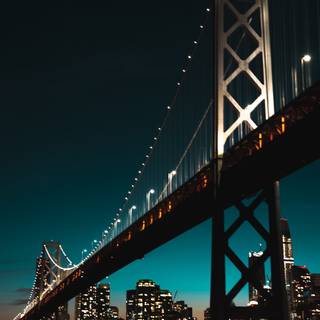Bridge night HD wallpaper