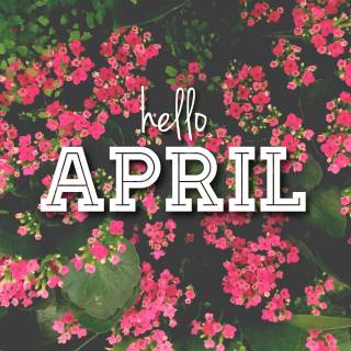 Hello April wallpaper