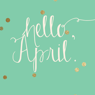 Hello April wallpaper