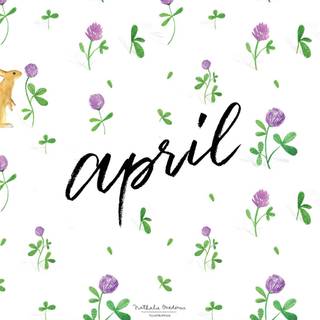Hello April wallpaper