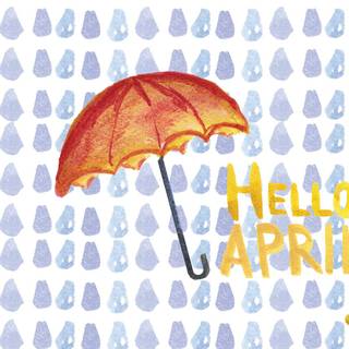 Hello April wallpaper