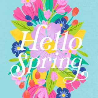 Hello April wallpaper