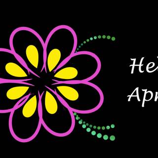 Hello April wallpaper