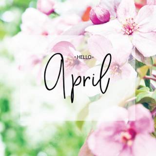 Hello April wallpaper