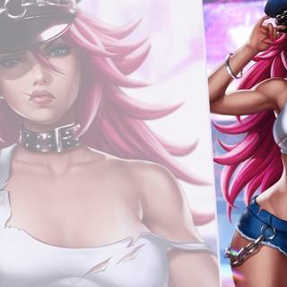 Poison Street Fighter wallpaper