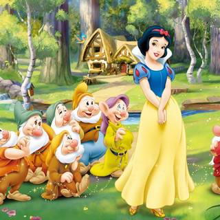 Cartoon spring desktop wallpaper