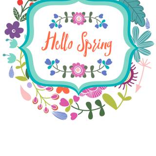Basic hello spring wallpaper
