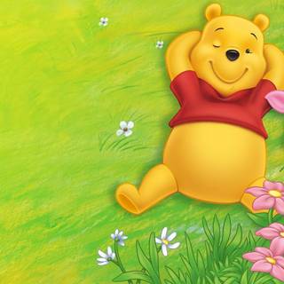 Cartoon spring desktop wallpaper