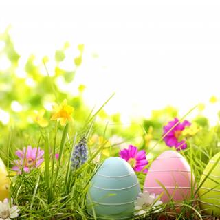Simple Easter desktop wallpaper