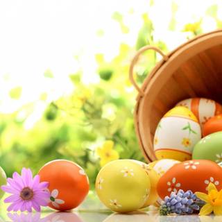 Simple Easter desktop wallpaper