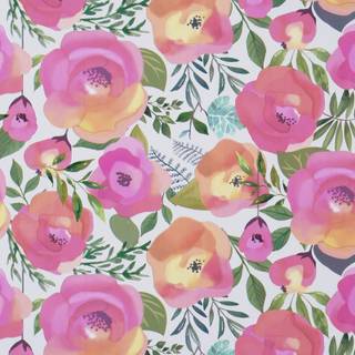 Peach spring flowers wallpaper