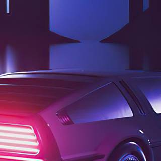 2023 DeLorean Alpha iPhone wallpaper