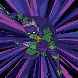 Rise of The Teenage Mutant Ninja Turtle Donnie wallpaper