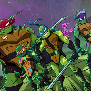 Rise of The Teenage Mutant Ninja Turtle Donnie wallpaper