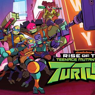 Rise of The Teenage Mutant Ninja Turtle Donnie wallpaper