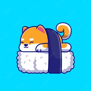 Sushi dogs wallpaper