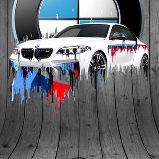 BMW M Competition logo wallpaper