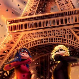 Miraculous Ladybug Paris wallpaper