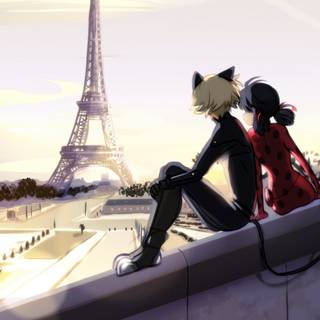 Miraculous Ladybug Paris wallpaper