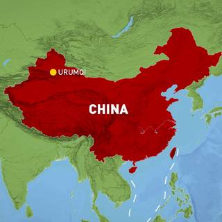 Map of China wallpaper