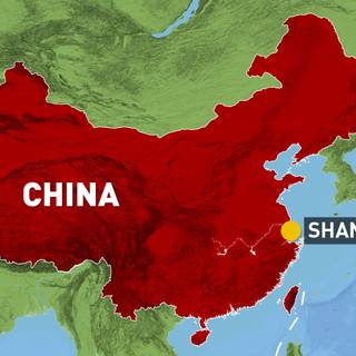 Map of China wallpaper