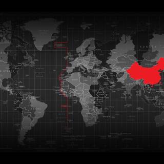 Map of China wallpaper